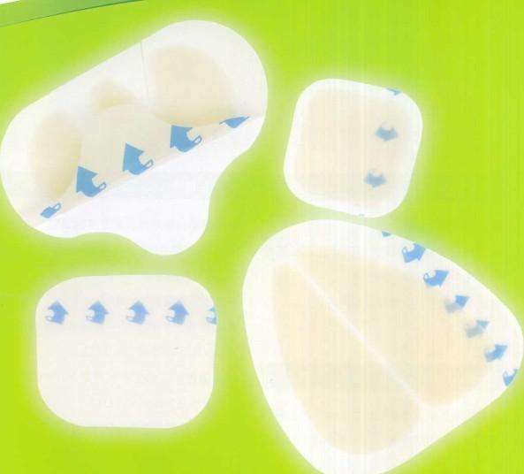 Hydrocolloid dressing wound dressing border 8x12cm for moderately