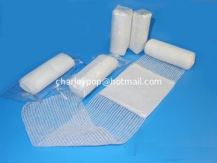 China First aid conforming bandage with  pad medical bandages medical dressings supplier