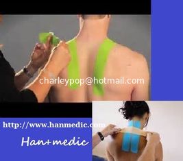 China Kinesio tape KT taping stripes pre-cut shoulder-neck application pack muscular fitness high performance tapes supplier