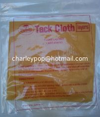 China Tack cloth Car paint use cleaning cloth cotton yellow supplier