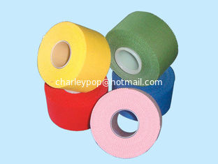 China 10 Yards Length Sports Tape White Cotton Breathable Easy Tear supplier