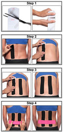 Kinesio tape KT taping stripes pre-cut back pack therapy muscular fitness sports stripes high performance tapes supplier